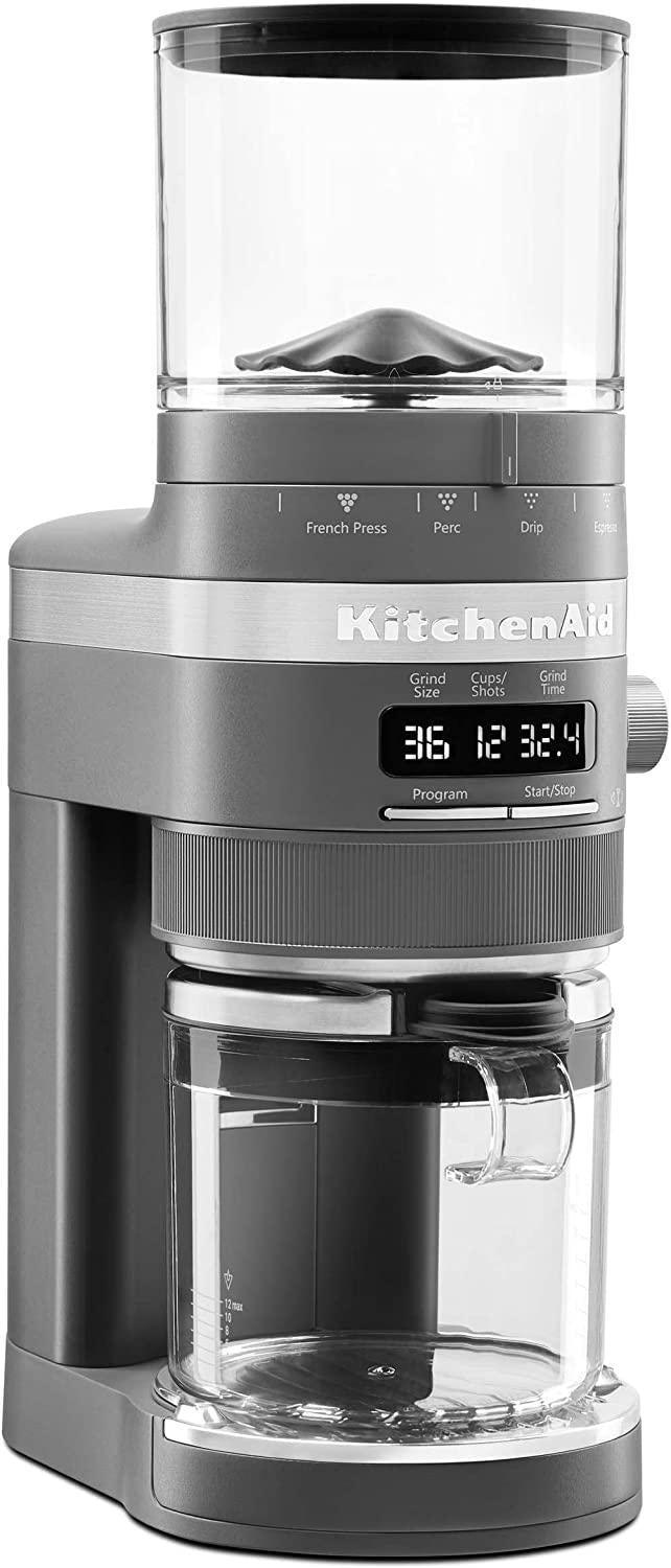 KitchenAid Burr Coffee Grinder - KCG8433, Charcoal Grey, 10 Oz