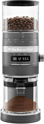 KitchenAid Burr Coffee Grinder - KCG8433, Charcoal Grey, 10 Oz