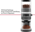 KitchenAid Burr Coffee Grinder - KCG8433, Charcoal Grey, 10 Oz