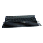 4x12 Ft Outdoor Pool Fence with Section Kit Removable Mesh Barrier for Pools