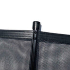 4x12 Ft Outdoor Pool Fence with Section Kit Removable Mesh Barrier for Pools