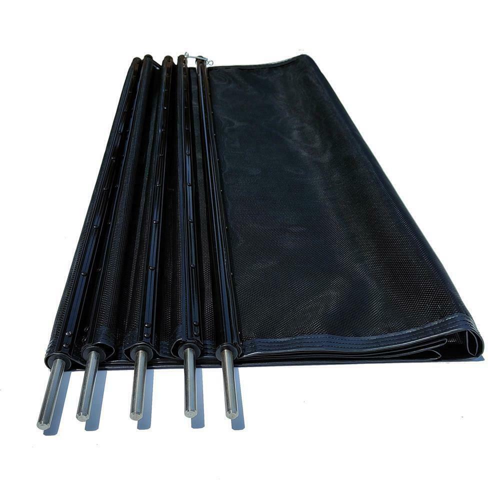 4x12 Ft Outdoor Pool Fence with Section Kit Removable Mesh Barrier for Pools