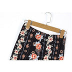 tribal african print flare pants