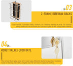 LETRA Electric Honey Extractor Separator,  Steel Honeycomb Spinner, Honeycomb Bee Frame Spinner Beekeeping Extraction Apiary CentrifuEquipment