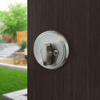Single Cylinder Satin -Steel Deadbolt