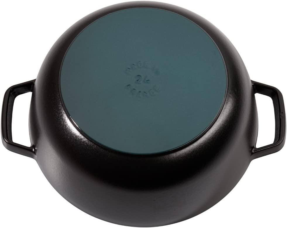Staub Cast Iron 3.75-qt Essential French Oven - Matte Black, Made in France