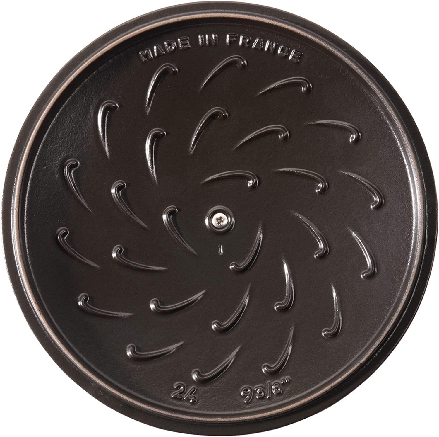 Staub Cast Iron 3.75-qt Essential French Oven - Matte Black, Made in France