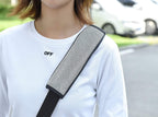 Car Seat Shoulder Pad Soft Cushion PU Leather Trim Crystal Bling Belt