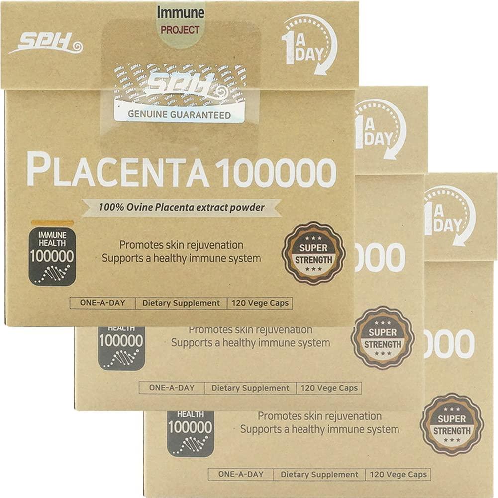 SPH 100% Ovine Placenta 100000 120 Capsules (3)