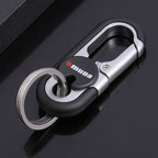 Upgrade Your Style with This High-Grade Metal Alloy Car Key Chain - Perfect for Men's Waist Hanging!