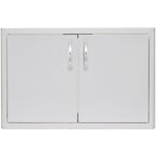 GRILLS 40"  STEEL BBQ DOUBLE ACCESS DOORS W/ PAPER TOWEL HOLDER