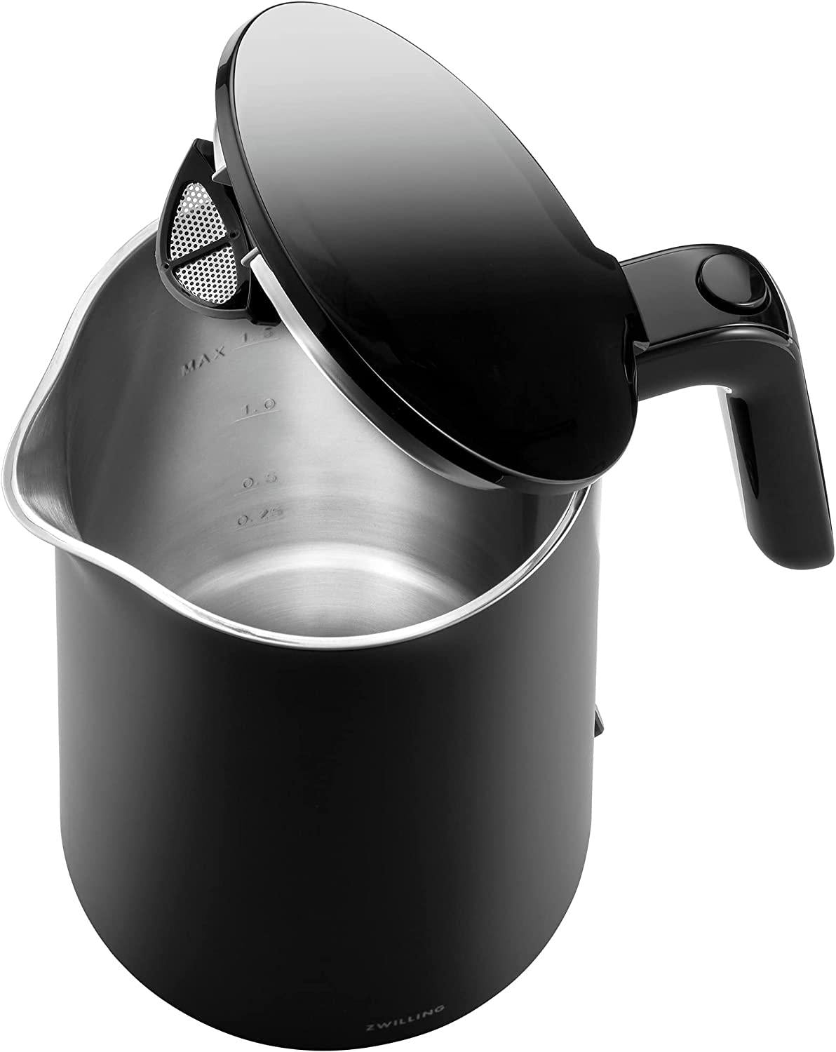ZWILLING Enfinigy Cool Touch 1.5-Liter Electric Kettle, Cordless Tea Kettle & Hot Water