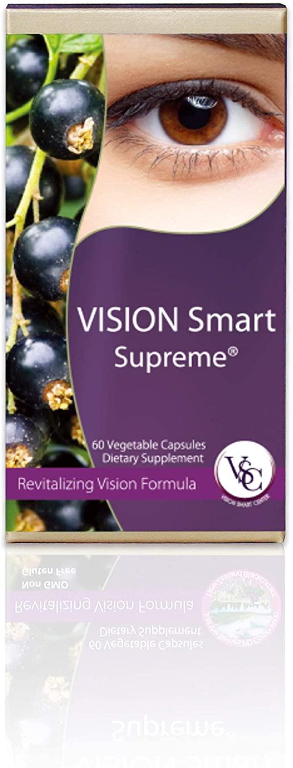 Vision Smart Supreme - Superior Eye Supplement, Premium Nutraceutical Ingredients with 210mg of Pure Anthocyanins of D3R and C3R, Veggie Capsules. Product of USA (6)
