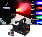 Chauvet 4BAR USB D-Fi Lighting Fixture+Tripod Stand+Footswitch+Bag+LED Fogger
