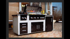 Black  Double Side Burner 24,000 BTUs