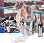 Electric MilMachine Kit,5L Portable  Steel Household High Configuration Double Head Electric MilMachine for Sheep Goat Cow(goat)