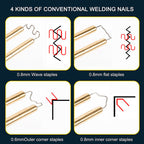 Hot Stapler Plastic Welding Machine Bumper Repair Kit Soldering Iron For Plastic Repair Car Bumper Repair Welding Gun
