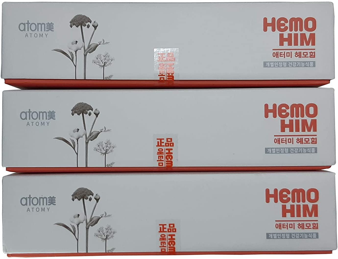 3BOX, 1BOX(20ml X 60pouch), 1Pouch(1,200ml), Atomy New Hemohim Supplement for Strong Immune System