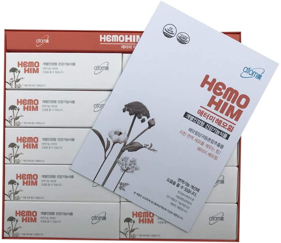 3BOX, 1BOX(20ml X 60pouch), 1Pouch(1,200ml), Atomy New Hemohim Supplement for Strong Immune System