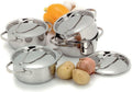 Demeyere Resto Mini Caserole Set, Silver, 4-Piece