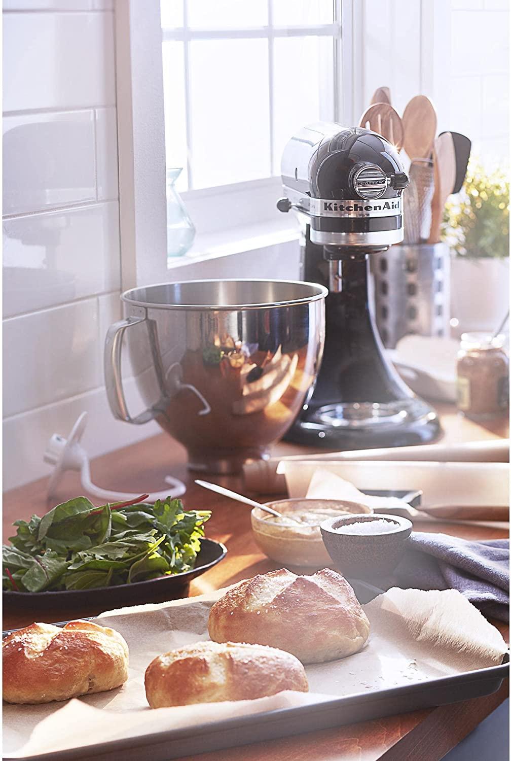 KitchenAid KSM150PSOB Artisan Series 5-Qt. Stand Mixer with Pouring Shield - Onyx Black