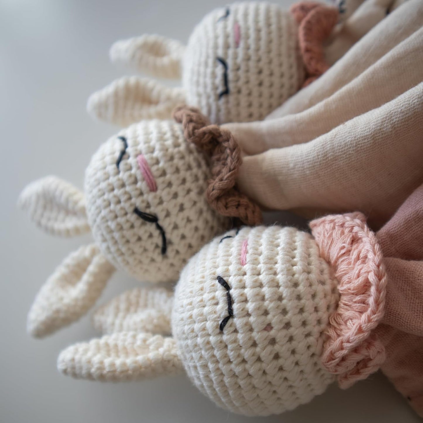 Personalized Bunny Lovey – Baby’s First Easter Gift – Custom Name Security Blanket for Infant or Toddler – Soft Plush Bunny Blanket for Boys & Girls – Easter Basket Filler Newborn Gift