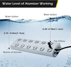 Dyna-Living Ultrasonic Mist Maker 12 Head Ultrasonic Pond Fogger 400W Humidifier Fog Machine Atomizing Plate with Buoy IP67 Waterproof Atomizer for Halloween Decoration Rockery Fishtank Landscape