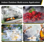 Dyna-Living Ultrasonic Mist Maker 12 Head Ultrasonic Pond Fogger 400W Humidifier Fog Machine Atomizing Plate with Buoy IP67 Waterproof Atomizer for Halloween Decoration Rockery Fishtank Landscape
