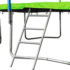 Outdoor Trampoline for Kids, 2021 Upgraded 16FT Trampoline with Backboard Enclosure Net, Safety Spring Cover Padding, Basketball Hoop &amp; Ladder, Outdoor Activity for Kids and Parents, Green, S1770