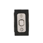 Round Satin Nickel Bed/Bath Pocket Door Lock