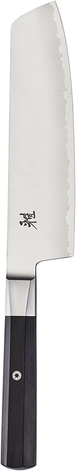 Miyabi Koh Nakiri Knife,Black/Stainless Steel,6.5"
