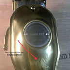 Unique hand engraved hair clipper. One of a kind