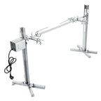 Rotisserie Kit For Barbecue  Steel Spit Rod Meat Forks With Electric JY