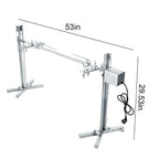 Rotisserie Kit For Barbecue  Steel Spit Rod Meat Forks With Electric JY