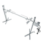 Rotisserie Kit For Barbecue  Steel Spit Rod Meat Forks With Electric JY