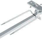 Rotisserie Kit For Barbecue  Steel Spit Rod Meat Forks With Electric JY