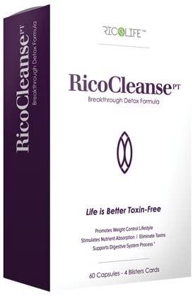 RicoLife Cleanse PT 60 Detox Capsules - 5 Pack