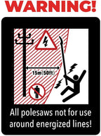 Notch 21' Sentei 4 Section Telescoping Aluminum Polesaw