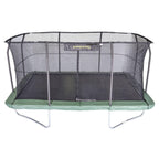 JumpJKRC1015BYC3 10 x 15-Foot Rectangular Trampoline and Enclosure Net Combo