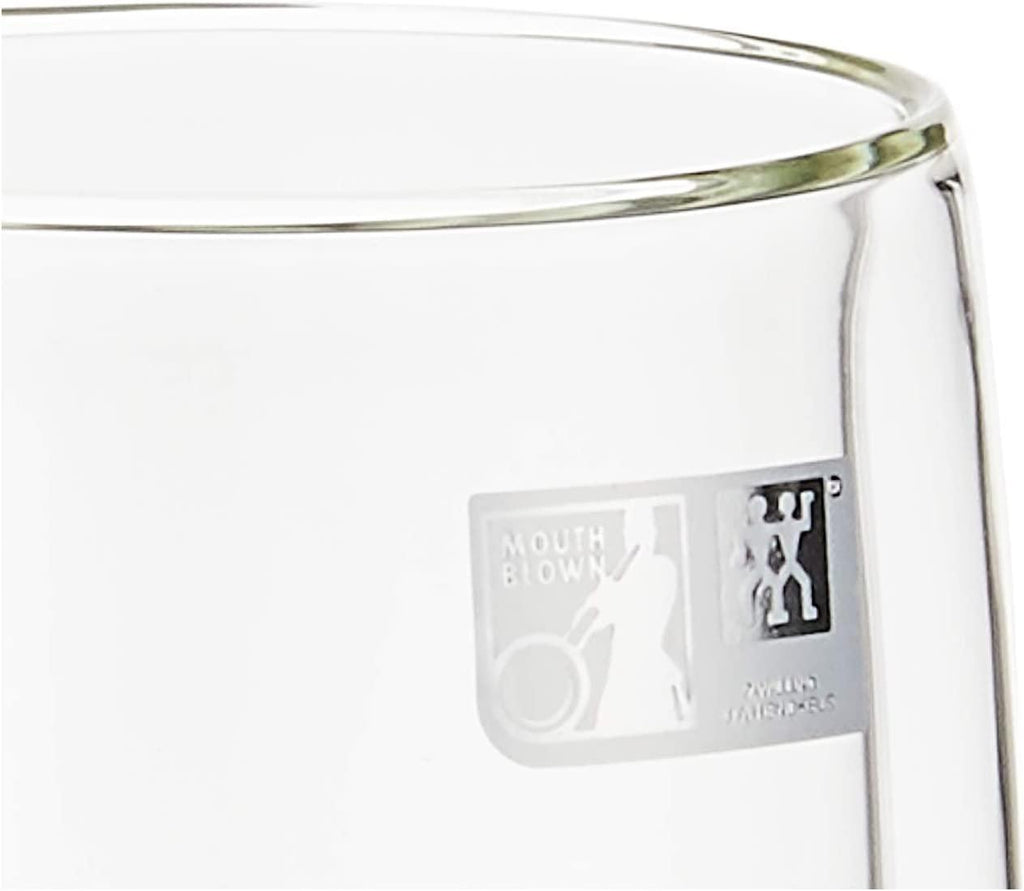 ZWILLING J.A. Henckels Beverage Glass Set, White 2 Count (Pack of 1)