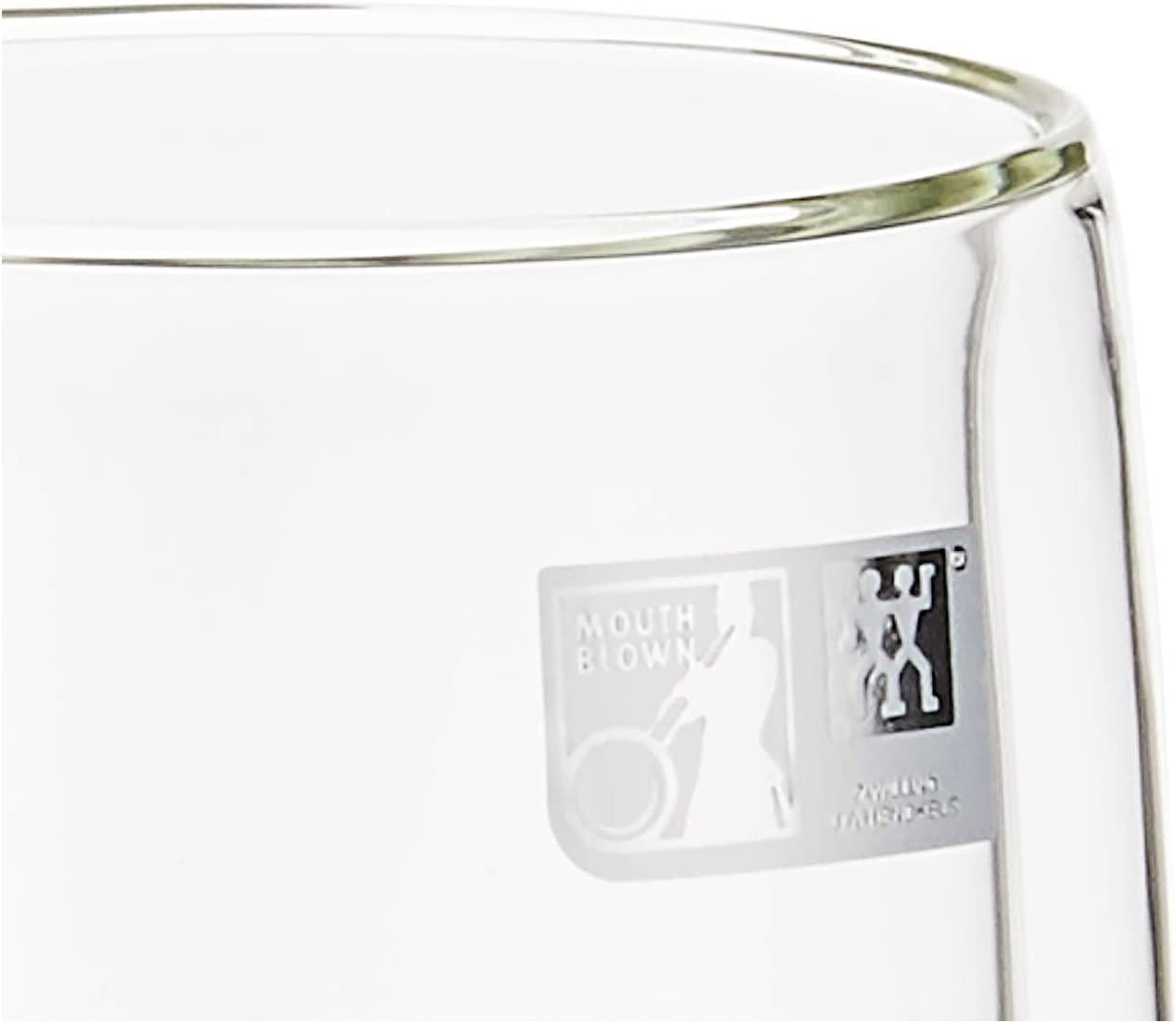 ZWILLING J.A. Henckels Beverage Glass Set, White 2 Count (Pack of 1)