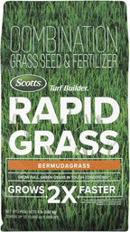 Scotts Turf Builder Rapid Grass Bermudagrass - Combination Seed and Fertilizer, 8 lbs., Covers Up to 10,000 sq. ft.