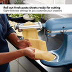 KitchenAid KSMPSA Pasta Roller Attachment, Silver, 1'