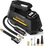 AstroAI Tire Inflator Portable Air Compressor Air Pump for Car Tires - Car Accessories, 12V DC Auto Tire Pump with Digital Pressure Gauge, 100PSI with Emergency LED Light for Car, Bicycle, Balloons