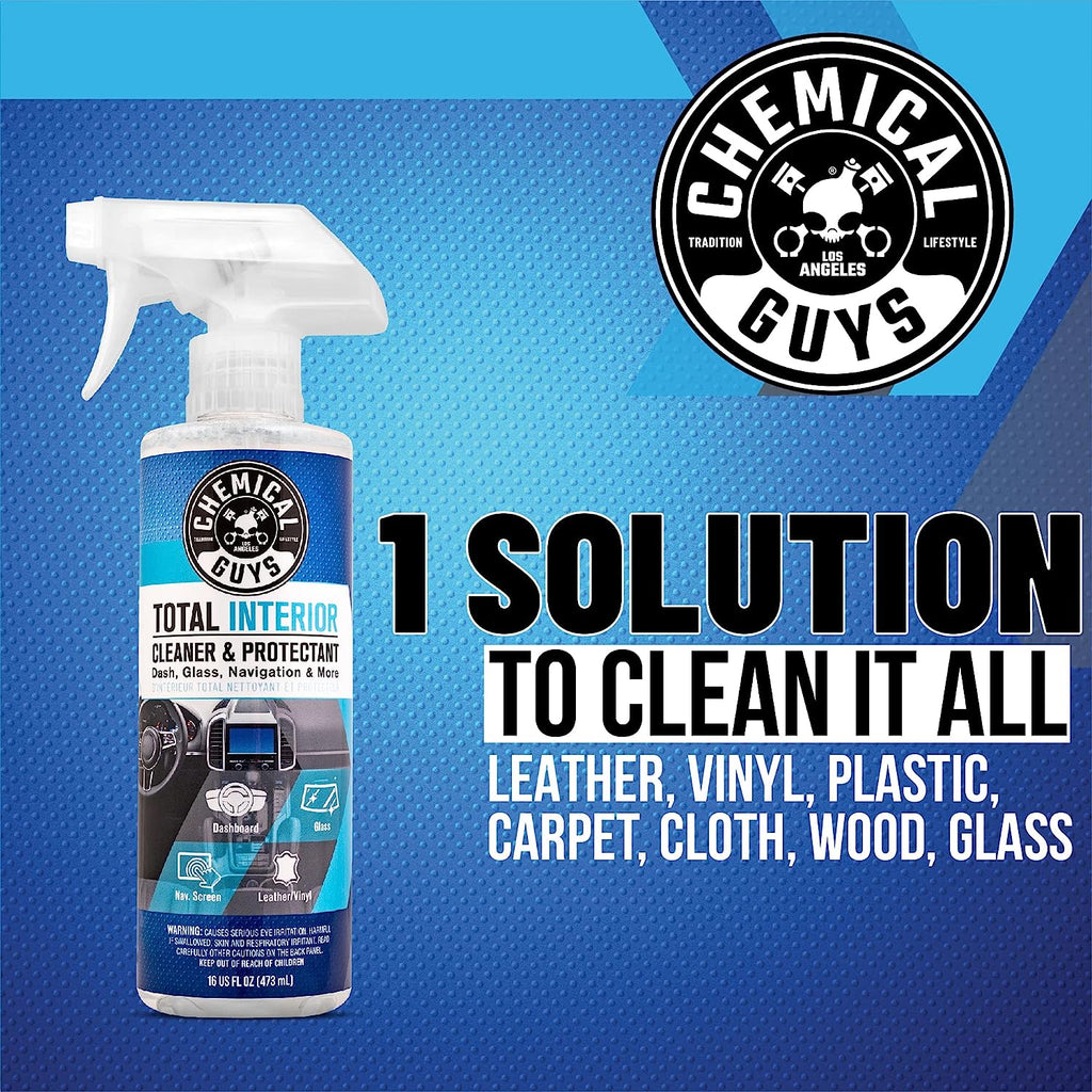 Chemical Guys SPI220 Total Interior Cleaner and Protectant, Safe for Cars, Trucks, SUVs, Jeeps, Motorcycles, RVs &amp; More, 128 fl oz (1 Gallon)