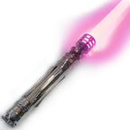 Zias LO Princess NeoPixel Light with Xenopixel 2.0 Soundboard - Silver Metal Hilt Star Wars Princess Leia Organa Light  Sword - Strip LED with 12 Preset Colors and Smooth Swing Sounds
