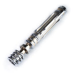 Zias LO Princess NeoPixel Light with Xenopixel 2.0 Soundboard - Silver Metal Hilt Star Wars Princess Leia Organa Light  Sword - Strip LED with 12 Preset Colors and Smooth Swing Sounds