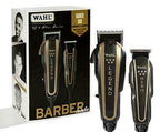 Wahl 8180 5-Star Barber Combo Legend Clipper and Hero Trimmer - Black/Gold