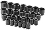 SK 84228 29 Piece 3/4-Inch Drive 6 Point 9/16-Inch to 2-3/8-Inch Standard Standard Impact Socket Set