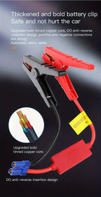 6000mAh Portable Emergency Car Jump Starter: Boost Your Petrol Or Diesel Vehicle Instantly!